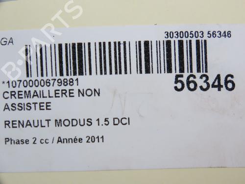 Used Steering rack RENAULT MODUS / GRAND MODUS (F/JP0_) 1.5 dCi 75 (75 hp) 30841106