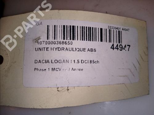 ABS pump DACIA LOGAN MCV (KS_) 1.5 dCi (KS0W) | BP11100332M43 
