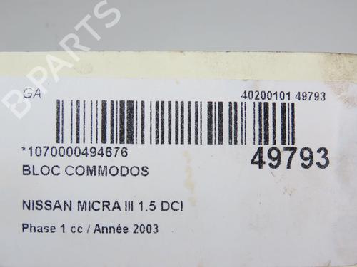 Used Steering column stalk NISSAN MICRA III (K12) 1.5 dCi (82 hp) 29441712