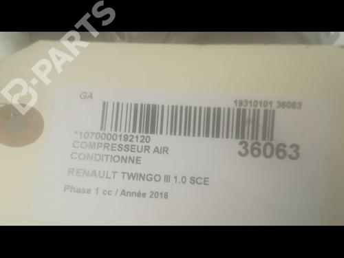 AC compressor RENAULT TWINGO III (BCM_, BCA_) 1.0 SCe 70 | BP9603370M34 