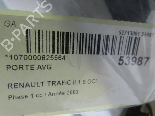 Used Left front door RENAULT TRAFIC II Bus (JL) 1.9 dCI 80 (JL0B) (82 hp) 30366645