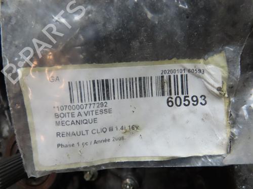 Used Gearbox Gearbox RENAULT CLIO III (BR0/1, CR0/1) 1.4 16V (98 hp) 40437839 40437839