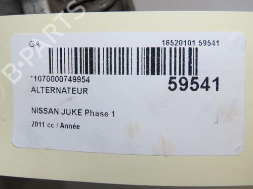 Generator Generator NISSAN JUKE (F15) 1.6 DIG-T 4x4 (190 hp) 37411014 37411014