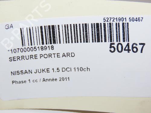 rear-right-lock-nissan-juke-f15-15-dci-825001ka2a-2010-2011-2012-2013-2014-2015-2016-2017-2018-2019-18953704 main image