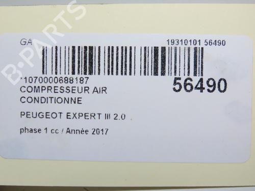 AC compressor PEUGEOT EXPERT Van (V_) 2.0 BlueHDi 120 | BP30824897M34 