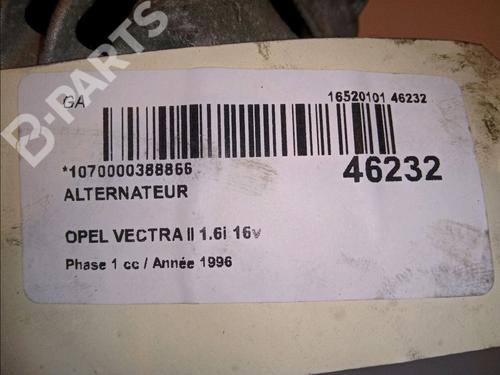 Alternator OPEL VECTRA B (J96) 1.6 i 16V (F19) | BP11824920M7 