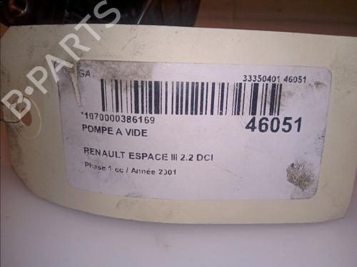 Used Vacuum pump Vacuum pump RENAULT ESPACE III (JE0_) 2.2 dCi (JE0S) (115 hp) 11100511 11100511