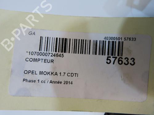 instrument-cluster-opel-mokka-mokka-x-j13-2012-2013-2014-2015-2016-2017-2018-2019-37185842 main image