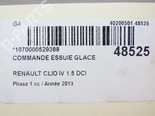 Used Steering column stalk RENAULT CLIO IV (BH_) 1.5 dCi 75 (75 hp) 19326529