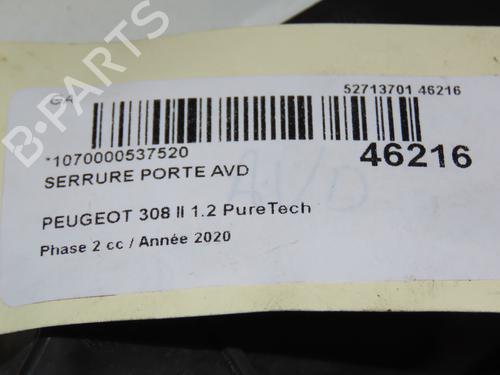 Front right lock PEUGEOT 308 SW II (LC_, LJ_, LR_, LX_, L4_) 1.2 THP 110 | BP18204689C97 