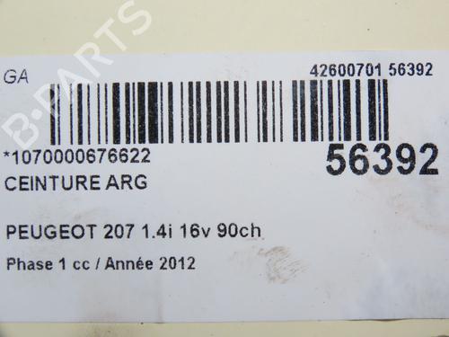 Rear left belt tensioner PEUGEOT 207 SW (WK_) 1.4 16V | BP30955819C89