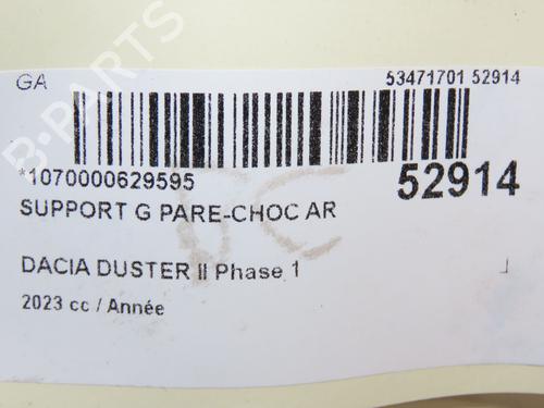 Rear bumper bracket DACIA DUSTER (HM_) 1.3 TCe 150 (HMM3) | BP28832137C159