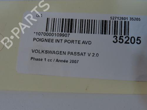 Used Front right interior door handle Front right interior door handle VW PASSAT B6 Variant (3C5) 2.0 TDI 16V (140 hp) 9597722 9597722