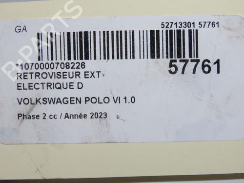 right-mirror-vw-polo-vi-aw1-bz1-ae1-2017-33222754 main image