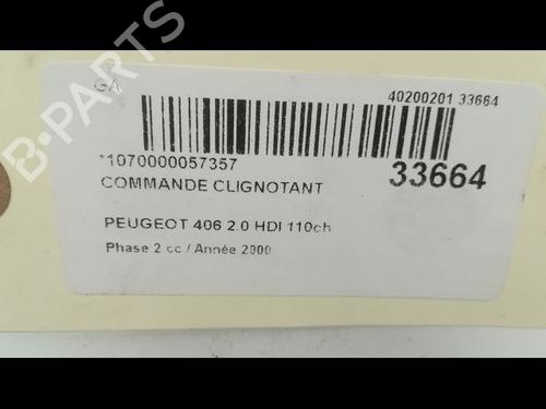 Used Steering column stalk PEUGEOT 406 (8B) 2.0 HDI 110 (109 hp) 9594652