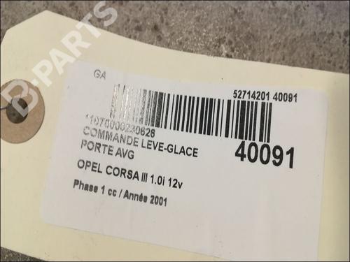 Left front window switch OPEL CORSA C (X01) 1.0 (F08, F68) | BP9607726I27 