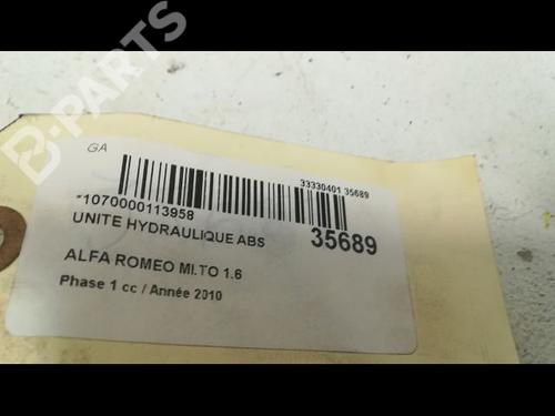 ABS pump ALFA ROMEO MITO (955_) 1.6 JTDM (955AXC1B) | BP9605467M43 