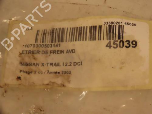 Used Right front brake caliper NISSAN X-TRAIL I (T30) 2.2 dCi 4x4 (136 hp) 16707384