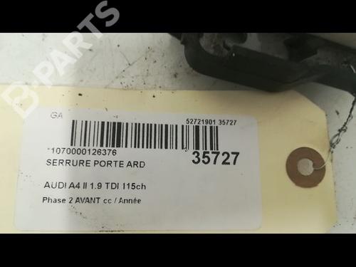 Højre bagtil lås AUDI A4 B7 Avant (8ED) 1.9 TDI | BP9598813C99 