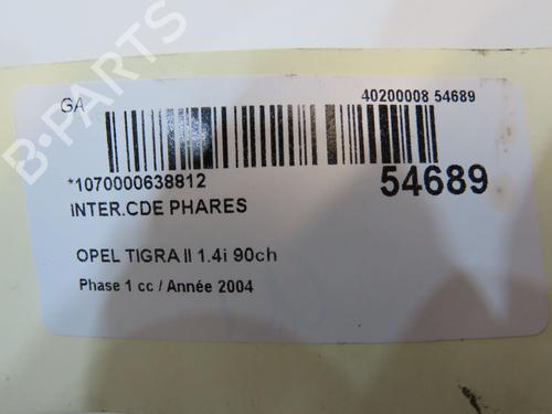 Headlight switch OPEL TIGRA TwinTop (X04) 1.4 (R97) | BP31030207I24 - Image 4