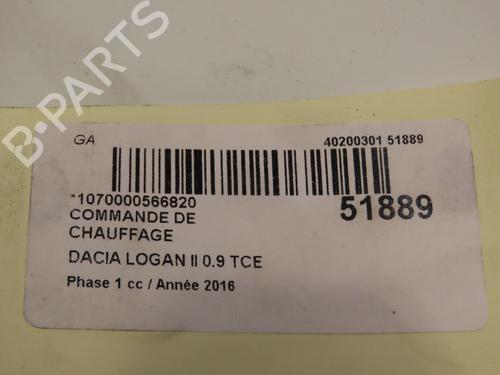Used Climate control DACIA LOGAN MCV II TCe 90 (K8M1, K8MA, K8AC) (90 hp) 22920111