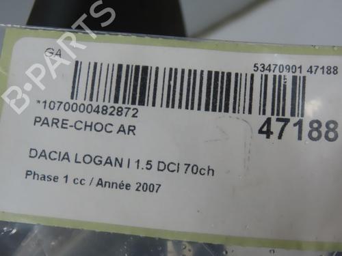 Used Rear bumper DACIA LOGAN MCV (KS_) 1.5 dCi (KS0K) (68 hp) 29196013