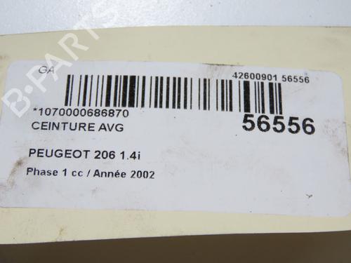 Used Front left belt tensioner PEUGEOT 206 Hatchback (2A/C) 1.4 i (75 hp) 31747976