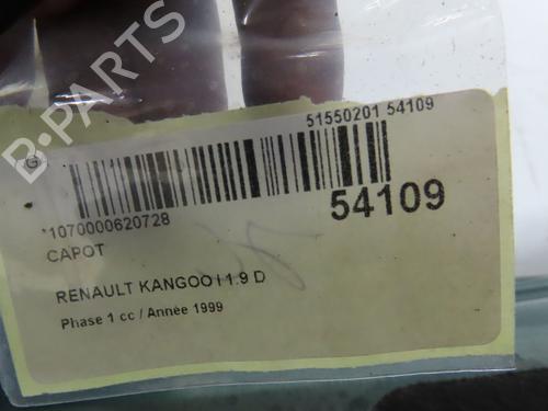 Hood RENAULT KANGOO (KC0/1_) D 65 1.9 (KC0E, KC02, KC0J, KC0N) | BP28831046C1 