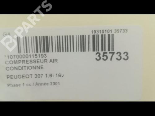 AC compressor PEUGEOT 307 (3A/C) 1.6 16V | BP9599481M34 