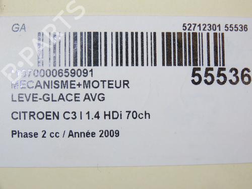 Front left window mechanism CITROËN C3 I (FC_, FN_) 1.4 HDi | BP30164336C22