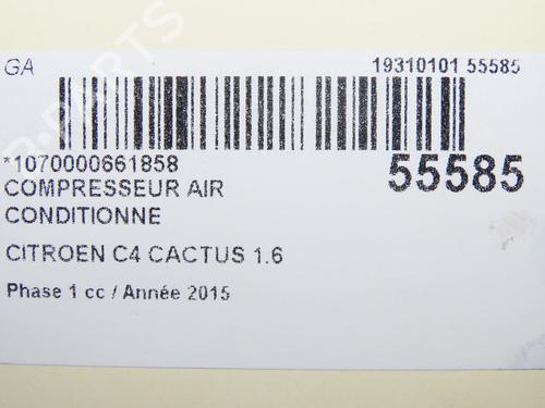 AC Kompressor CITROËN C4 CACTUS 1.6 HDi 90 | BP31120125M34 