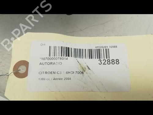 Used Radio CITROËN C3 I (FC_, FN_) 1.4 HDi (68 hp) 23174895