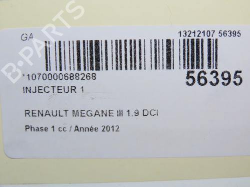 Injektor für RENAULT MEGANE III Hatchback (BZ0/1_, B3_) 1.9 dCi (BZ0N, BZ0J) (131 hp) 30767417