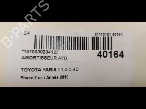 Used Right front shock absorber TOYOTA YARIS (_P9_) 1.4 D-4D (NLP90_, NLP90R) (90 hp) 9608085