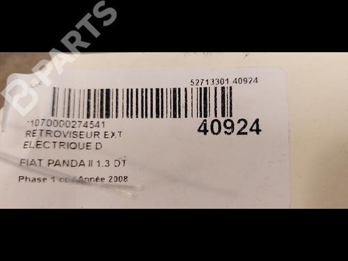 Right mirror FIAT PANDA (169_) 1.3 D Multijet (169.AXC1A) | BP9613385C27 