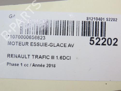 Front wiper motor RENAULT TRAFIC III Van (FG_) 1.6 dCi 125 (FGMH) | BP28572998M29 