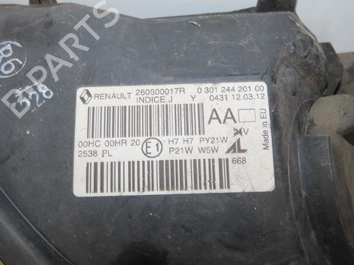 Left headlight RENAULT MEGANE III Hatchback (BZ0/1_, B3_) 1.5 dCi (BZ0C) | BP40518096C28 - Image 3