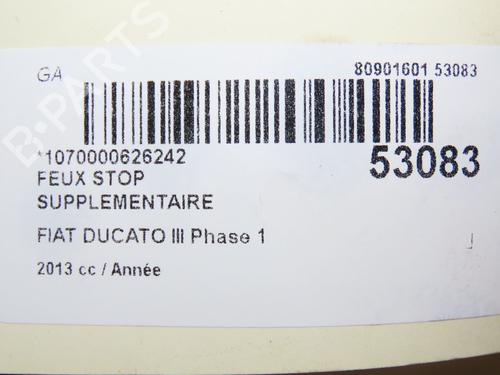 Third brake light FIAT DUCATO Van (250_) 115 Multijet 2,0 D | BP28832887L11