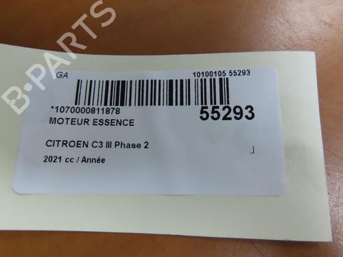 Used Engine Engine CITROËN C3 III (SX) 1.2 THP 110 (SXHNPS, SXHNZT, SXHNZ6) (110 hp) 39937918 39937918