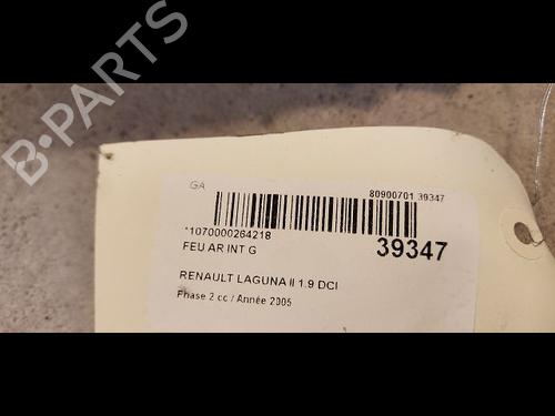Used Left tailgate light RENAULT LAGUNA II (BG0/1_) 1.9 dCi (BG08, BG0G) (120 hp) 9611888