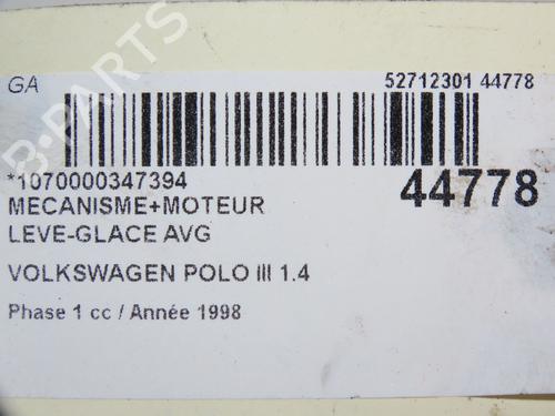 Front left window mechanism VW POLO III (6N1) 60 1.4 | BP28801907C22 