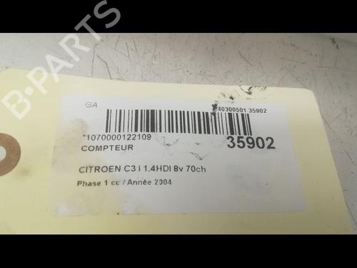 Instrument cluster CITROËN C3 I (FC_, FN_) 1.4 HDi | BP9598394C47 
