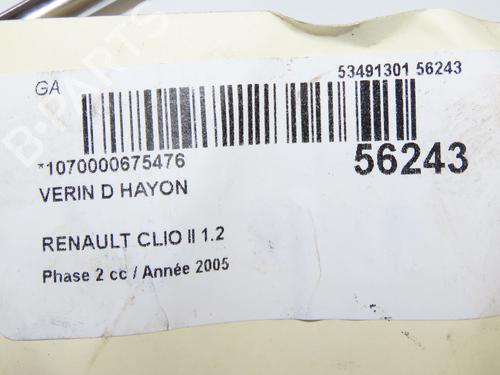 Tailgate lift support RENAULT CLIO II (BB_, CB_) 1.2 (BB0A, BB0F, BB10, BB1K, BB28, BB2D, BB2H, CB0A,... | BP32332396C138 