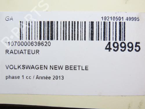 Used Water radiator VW BEETLE (5C1, 5C2) 1.6 TDI (105 hp) 28829170