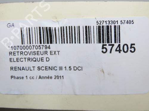 right-mirror-renault-scenic-iii-jz01_-2008-2009-2010-2011-2012-2013-2014-2015-2016-32716226 main image