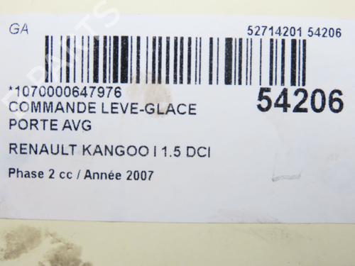 Left front window switch RENAULT KANGOO Express (FC0/1_) 1.5 dCi (FC1E) | BP32768868I27 - Image 4