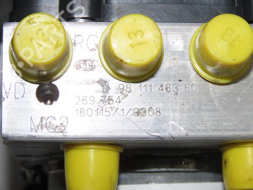 Used ABS pump PEUGEOT PARTNER Box Body/MPV 1.6 BlueHDi 100 (100 hp) 31120344