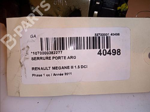 Rear left lock RENAULT MEGANE III Grandtour (KZ0/1) 1.5 dCi (KZ09, KZ0D, KZ1G, KZ29, KZ14, KZ1W, KZ10, KZ1F,... | BP11103472C100 