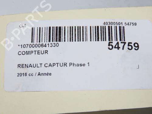 Kombinert Instrument RENAULT CAPTUR I (J5_, H5_) 1.5 dCi 90 (J5N4, J5M5, J5MW, J5M6, J5AL, J5AJ) (90 hp) 32150770