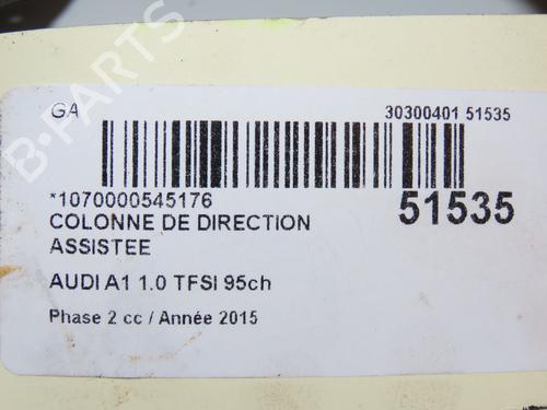 Used Steering column AUDI A1 Sportback (8XA, 8XF) 1.0 TFSI (95 hp) 21755490